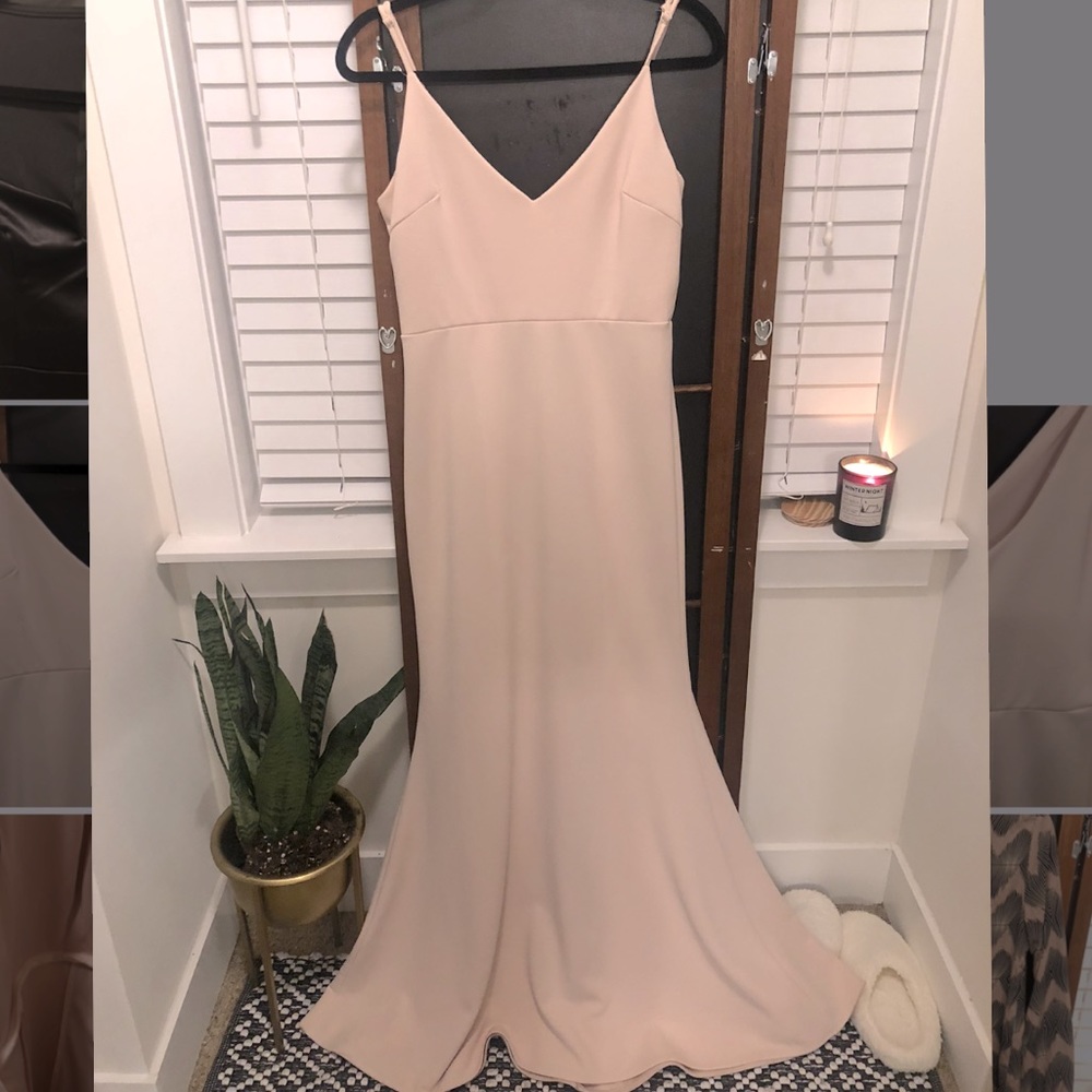 Blush Pink Maxi Dress